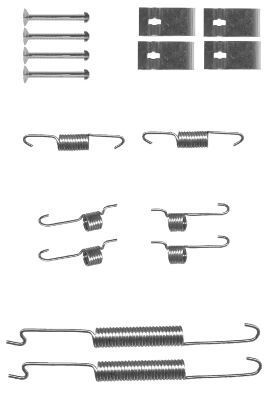 HELLA PAGID Комплектующие, тормозная колодка 8DZ 355 201-011